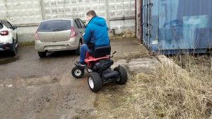 Газонокосилка минирайдер