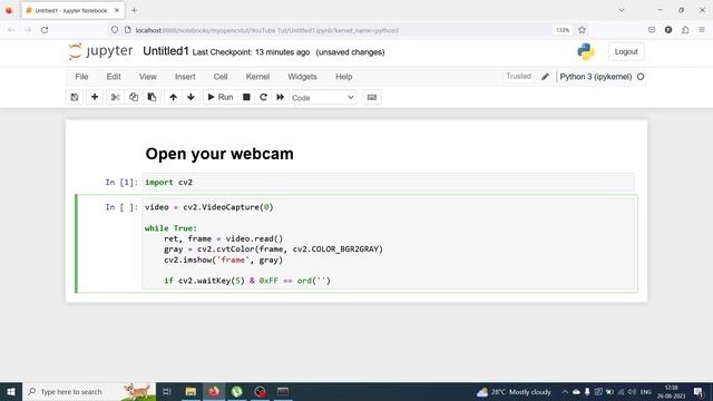 OpenCV Tutorial For Beginners 17: Record video from your Webcam | Python | OpenCV