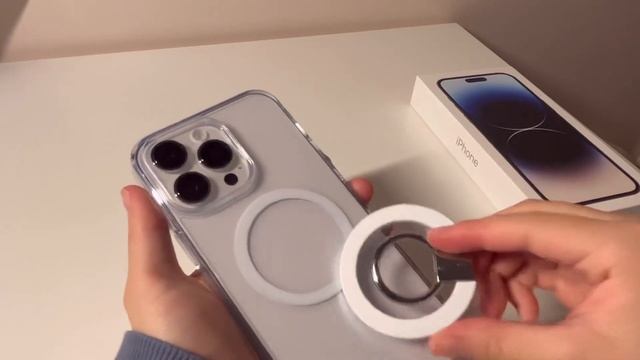 iPhone 14 Pro Max Silver Unboxing ?| accessories, set-up, and asmr смотреть онлайн