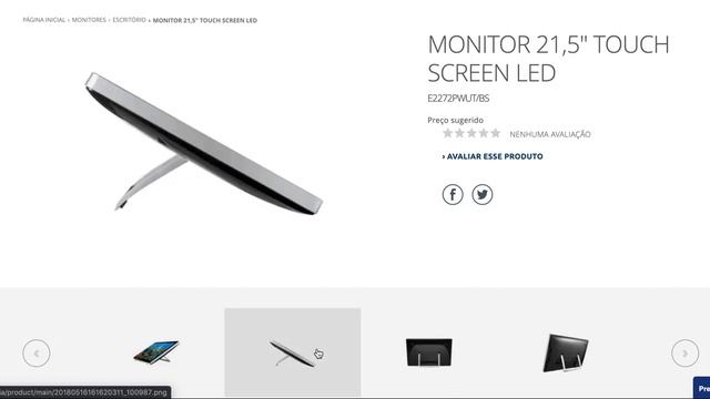 MONITOR 21,5 TOUCH SCREEN LED E2272PWUT BS смотреть онлайн