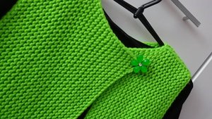 Жилет вязаный ПОПЕРЕК - для начинающих ЛЕГКО