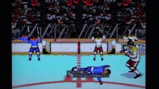 Wayne Gretzky And The NHLPA All Stars - Sega Genesis Hockey Fight (Retro Sunday)