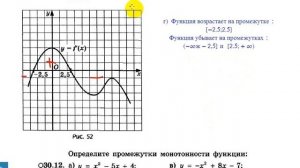 ПРОИЗВОДНАЯ И ПРОМЕЖУТКИ МОНОТОННОСТИ