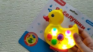 Музыкальная игрушка Азбукварик Веселушки "Утёнок" обзор песен и мелодий