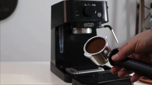 طريقة استخلاص اسبريسو باسكت غير مضغوط delonghi ec 235