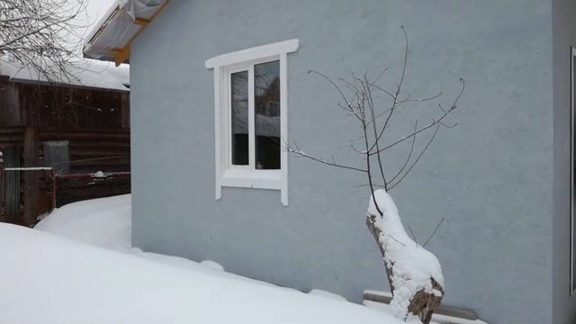 Едем на дачу «спасать» теплицу от снегопада. Зимняя экскурсия по нашему участку.
