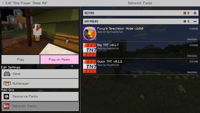 MCPE ONE PLAYER SLEEP for Bedrock | No Command Blocks! | Add-on смотреть онлайн