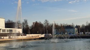 Фонтан в центре города Электросталь