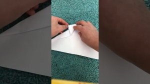 САМЫЙ БЫСТРЫЙ САМОЛЁТ ИЗ БУМАГИ!!! *попробуй его сделать*.