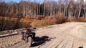 скаут сафари трайк, рысь 150, питбайк, осенний выезд.