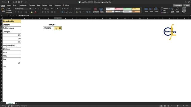How to use COUNTA function in excel? | Learn to Excel