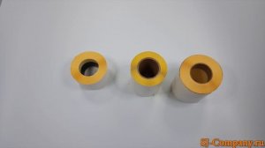 Сравнение термоэтикетки ЭКО и ТОП от производителя SJ-Company