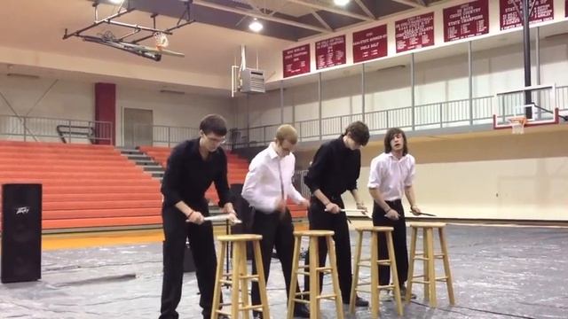 VHS Drumline Plays "Stool Pigeon" смотреть онлайн