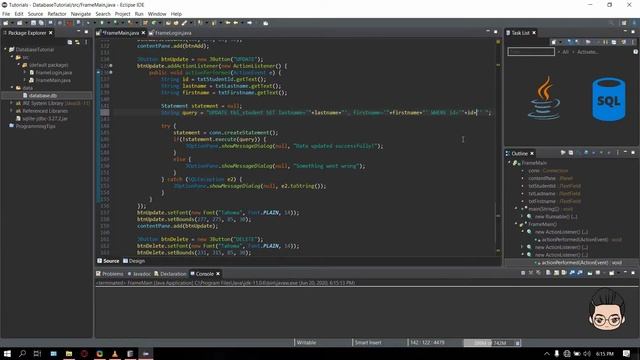 Java with Database 02 - Add, Update, Delete & Select query смотреть онлайн