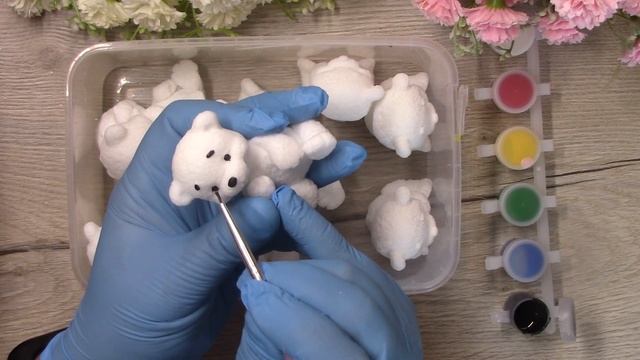 ♥ Необычный букет из мыла! ♥  Вместо цветов Мишки! ♥  Букет "плюшевых"мишек из мыла ♥