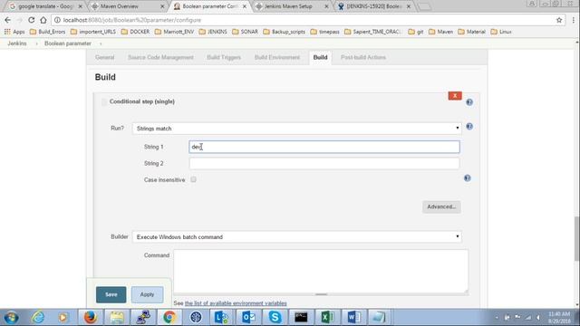 How to configure boolean parameter in jenkins смотреть онлайн
