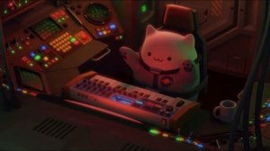 Bongo cat играет на пианино