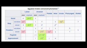 Египетский арабский язык