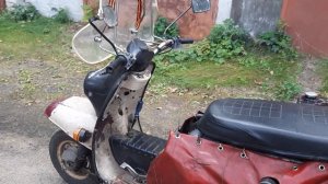 Мотороллер Муравей. Мотор от мото каляски СМЗ.