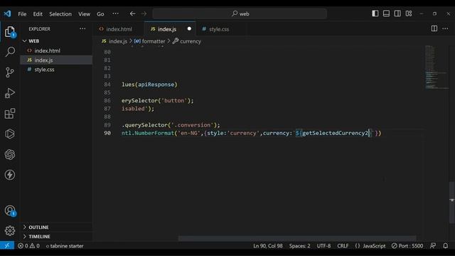 How to Create a Currrency Converter App Using HTML CSS and JavaScript