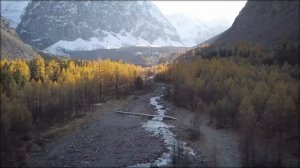 Осенний Алтай с дрона