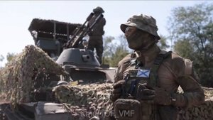 Морпехи 155 гвардейской бригады оборудовали МТЛБ корабельными зенитными пушками