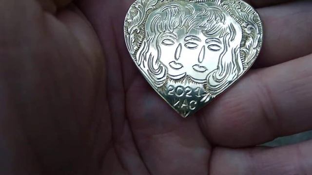 Резьба штихелем . Латунь смотреть онлайн