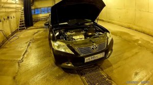 Мойка двигателя Toyota Camry XV50. Часть 1.
