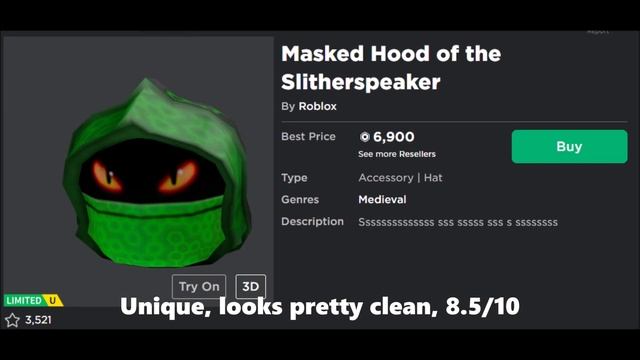 Roblox Rating All Masked Hoods смотреть онлайн