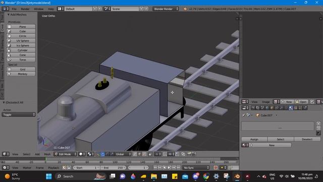 ADAM STROUDLEY'S BLENDER MODELING SERIES - How I 3D Modeled Jinty the Jinty смотреть онлайн