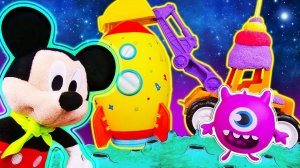 Семья Маусов – Патрик улетел в космос! Игрушки для детей Микки Маус на русском языке