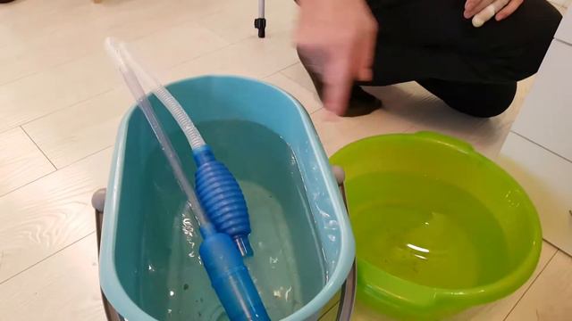 Первая замена воды (частичная)