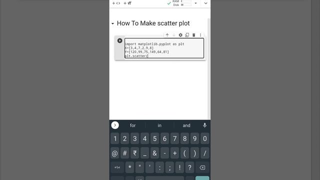 How To Make Scatter plot in Python ,Using Matplotlib #python #pythonforbeginners смотреть онлайн