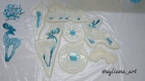 Новогодние игрушки из эпоксидной смолы / Смола Пропитай  / resin art