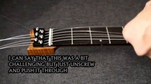 HOW TO CHANGE STRINGS of MOOER GTRS W800 or W900 HEADLESS GUITAR? by Alvin De Leon