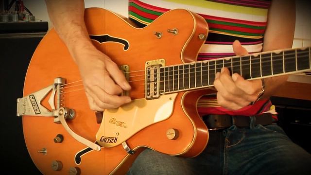 1966 Gretsch 6120 Chet Atkins, Western Orange, Double cutaway, Part3 смотреть онлайн