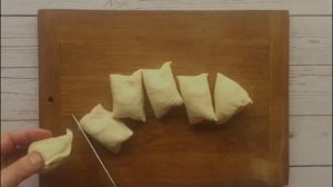 Тесто дрожжевое НА ВОДЕ + ПИРОЖКИ с яблоками и корицей