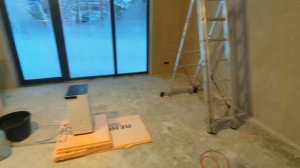 Продолжаем сушить дом из газобетона.