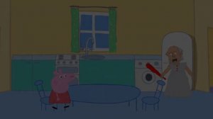 Granny Peppa pig fight 😨😨II peppa pig scary II funny peppa pig  zombie II #peppapig #granny