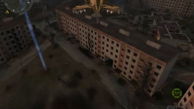 Полёты на вертолёте по локациям в игре S.T.A.L.K.E.R.Call of Chernobyl. смотреть онлайн