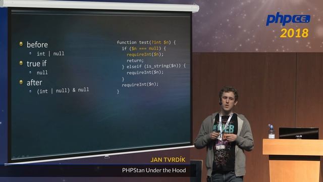 Jan Tvrdík: PHPStan Under the Hood – phpCE 2018 смотреть онлайн