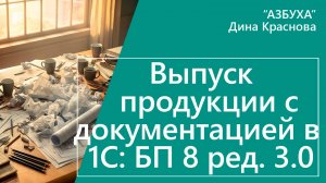 Выпуск продукции в 1С Бухгалтерия 8 с документацией