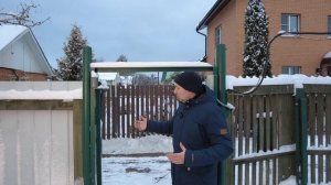 Дверной доводчик на калитку