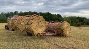 Отзыв о работе одноосного транспортировщика рулонов ТР-10-1 Моргаушский район Чувашия.mp4