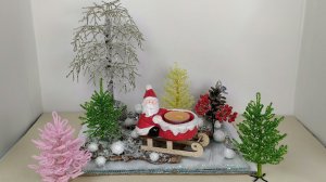 Работы из бисера. ЁЛКА из бисера. Мастер класс. Пошаговый МК для начинающих.