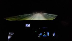 TOYOTA VOXY HYBRID (Тойота Вокси Гибрид). трасса.  вид от первого лица.