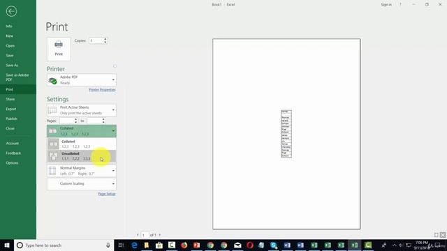 20 Excel Print Settings смотреть онлайн