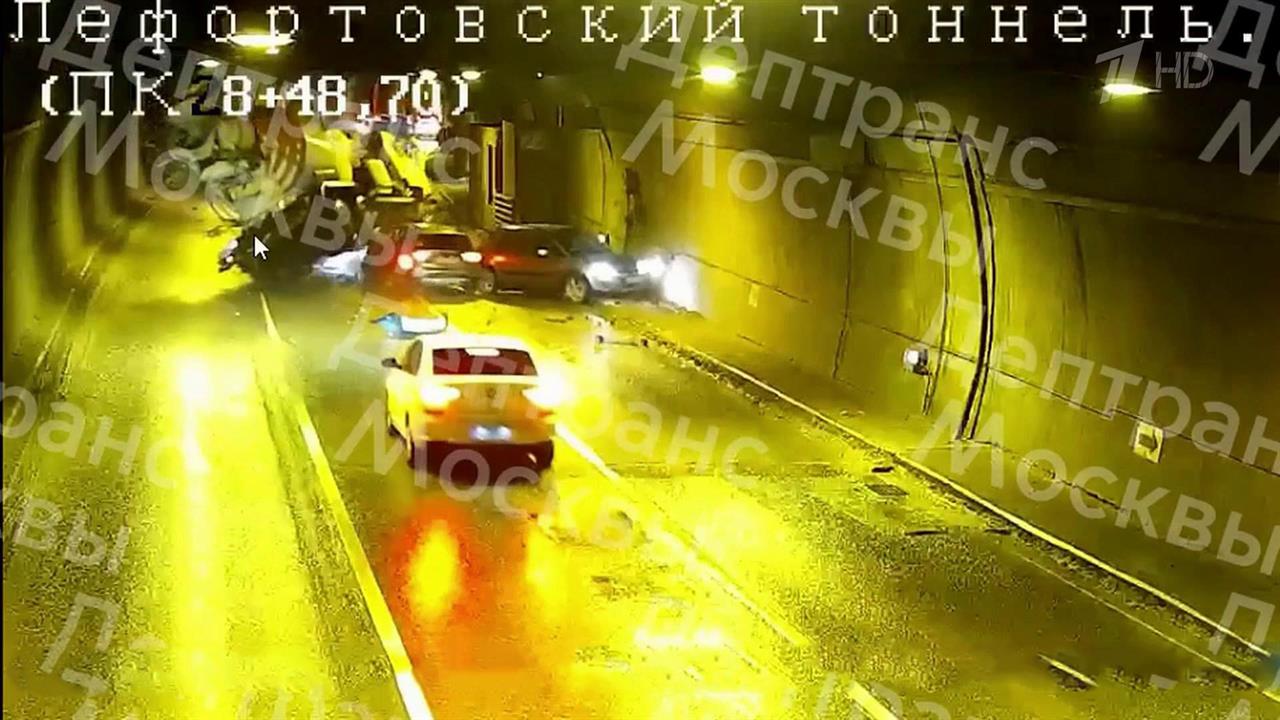 Аварии суперкар в тоннеле