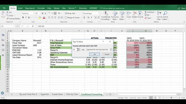 EXCEL TIPS AND TRICKS PART 4!!