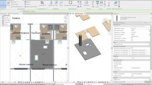 Revit Отделка . Создание полов с выбором помещения и типа пола через надстройку.